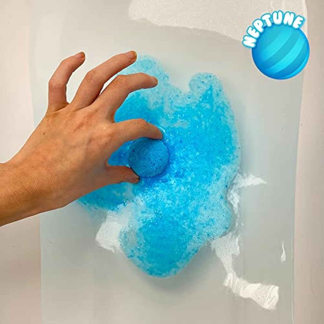 Zimpli Kids - 9 x Solar System Bath Bombs Gift Set, 9 x Planetary Fact Cards, Educational Planet Bath Bombs for Children, Science Kits for Boys & Girls, Bath Toy Xmas Presents, Gifts for Boys & Girls