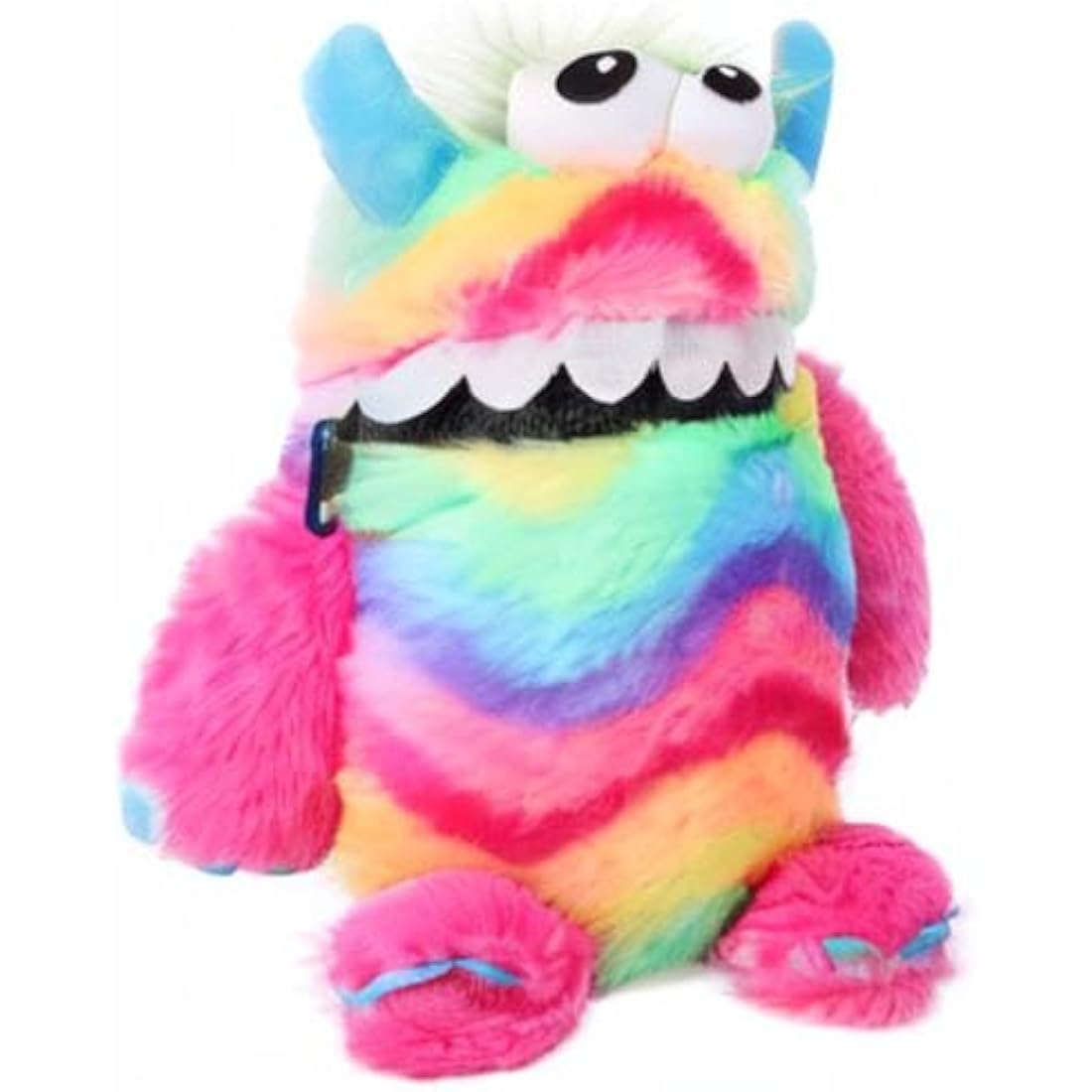 Toyland® 9" (23cm) Rainbow Colour Worry Monster Plush Soft Toy - Loves Eating Your Worries