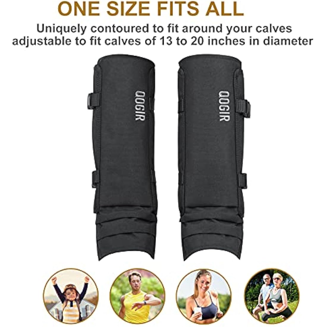 QOGIR Snake Gaiters for Hunting: Durable Snake Guards, Snake Gaiter Leggings for Men & Women, Snake Bite Protection for Lower Legs, Snake Proof Gaiters with Adjustable Size