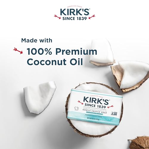 Kirk's Fragrance Free Castile Bar Soap (3 Pack)