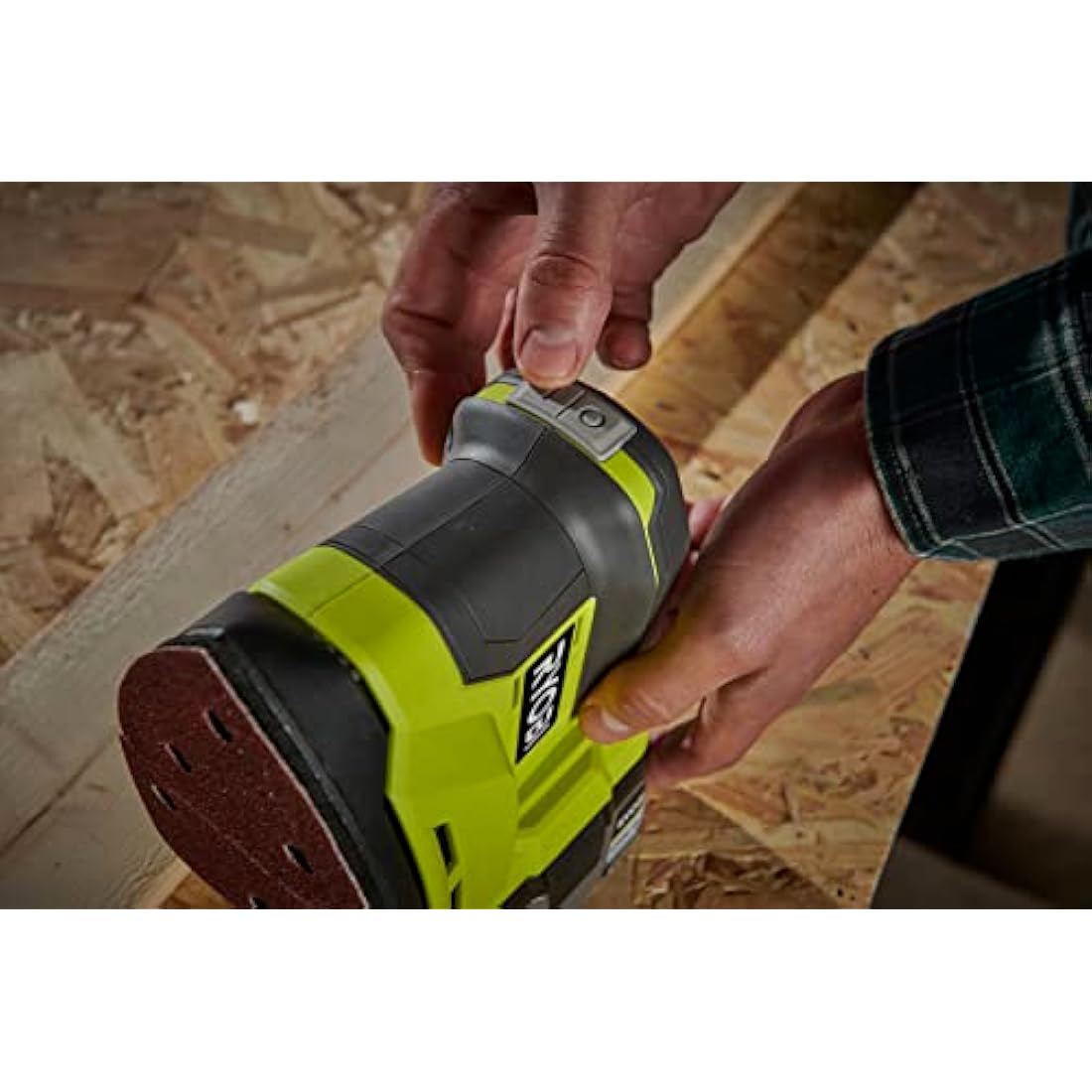 Ryobi R18PS-0 18V ONE+ Cordless Corner Palm Sander (Body Only), One Size