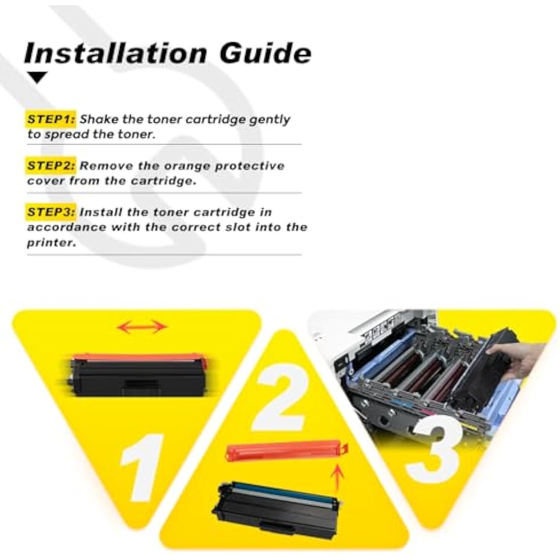 v4ink 4 Pack Compatible Toner Cartridge Brother TN325 Combo Set for Brother Printer HL L8250CDN 4150CDN 4140CN 4570CDWT MFC L8650CDW 9460CDN 9465CDN DCP 9055CDN 9270CDN
