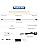 LABOREDUCER LED Under Cabinet Lighting Kit - 6 Pack Cabinet Strip Lights with Rotary Dimmer & 11Inch 24V Plug in Cupboard Lights Linkable Bar Lights for Kitchen丨Cupboard丨Counter丨Closet丨Showcase