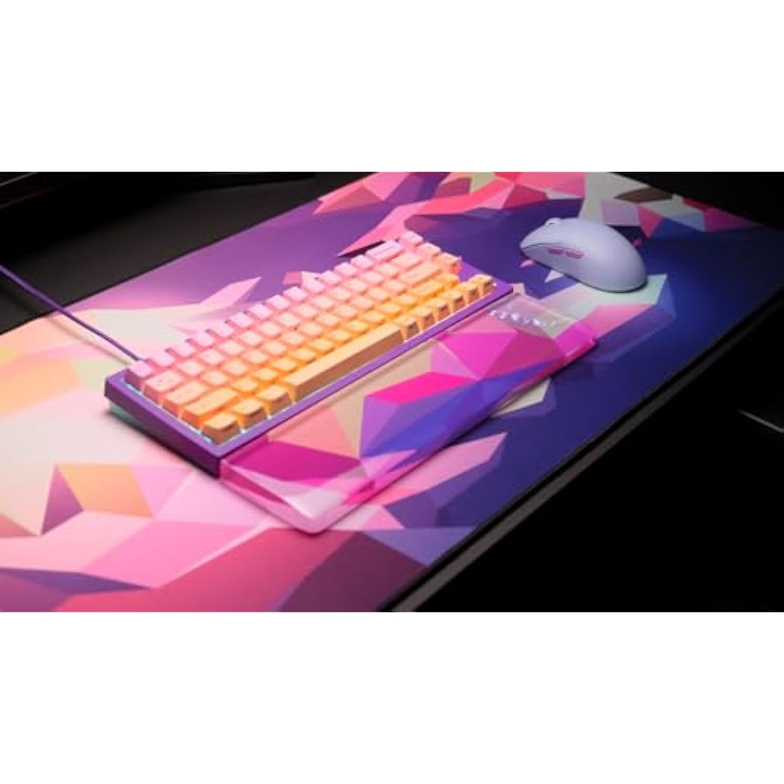 CHERRY XTRFY GP5, XL Gaming Mouse Pad (920 x 400 x 3 mm), High-Speed Cloth Surface for Precision, Stitched Edges, Non-slip, Machine washable, Litus Pink