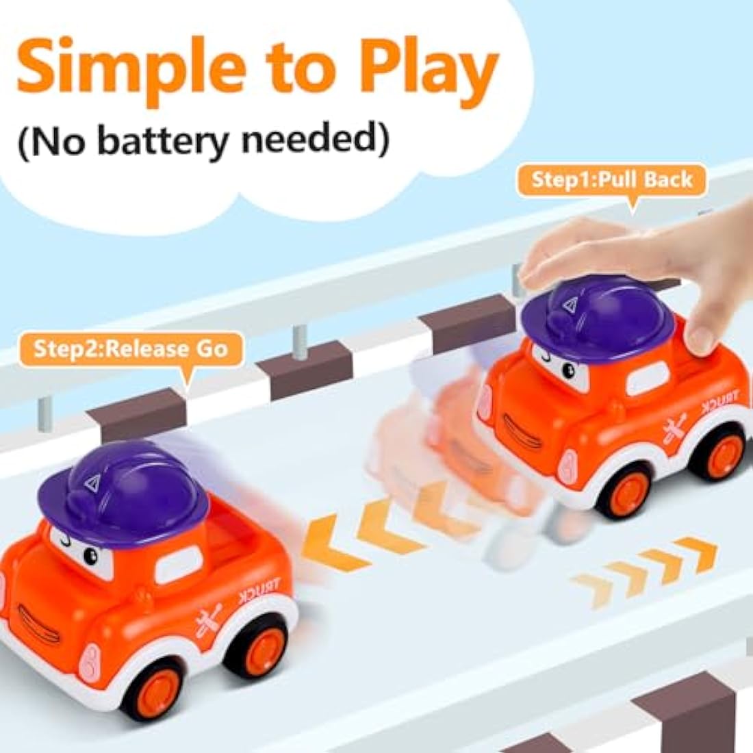 SYHLN Toys for 1 Year Old Boys Gifts,12 Pcs Baby Boy Car Toys Pull Back Cars, Easter Gift for Childrens Toddler Toys Age 1-3 Years,Birthday Gift for Girls