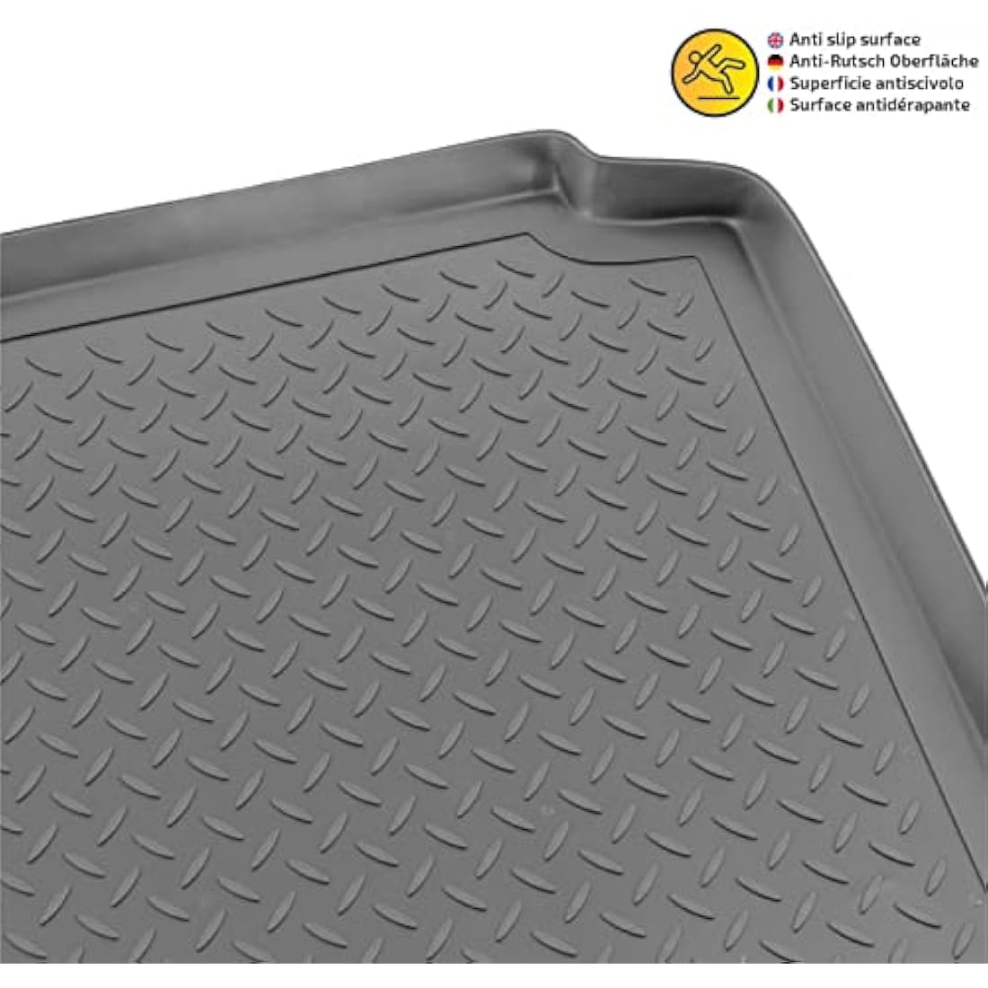 NORM Boot Liner, Boot Protector Mat fits 5 Series E61 5 Doors Estate 2003-2010, Heavy Duty, NON Slip Surface, Water Resistant, Dog Friendly, Raised edges, Easy to Roll