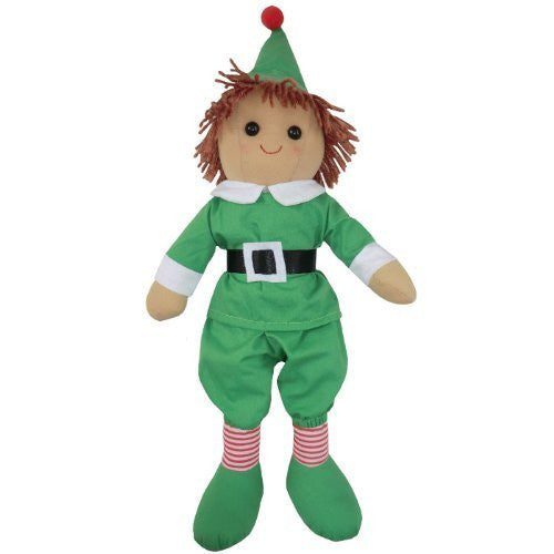 Rag Doll - Christmas Elf - Handmade - Large 40cms - Powell Craft