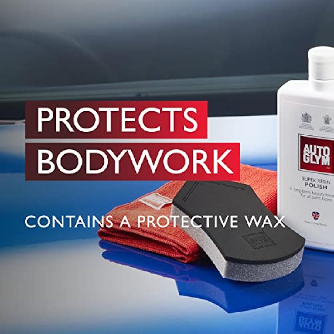 Autoglym Super Resin Polish, 1L - High Performance Car Polish for Detailing and Maximum Gloss Finish