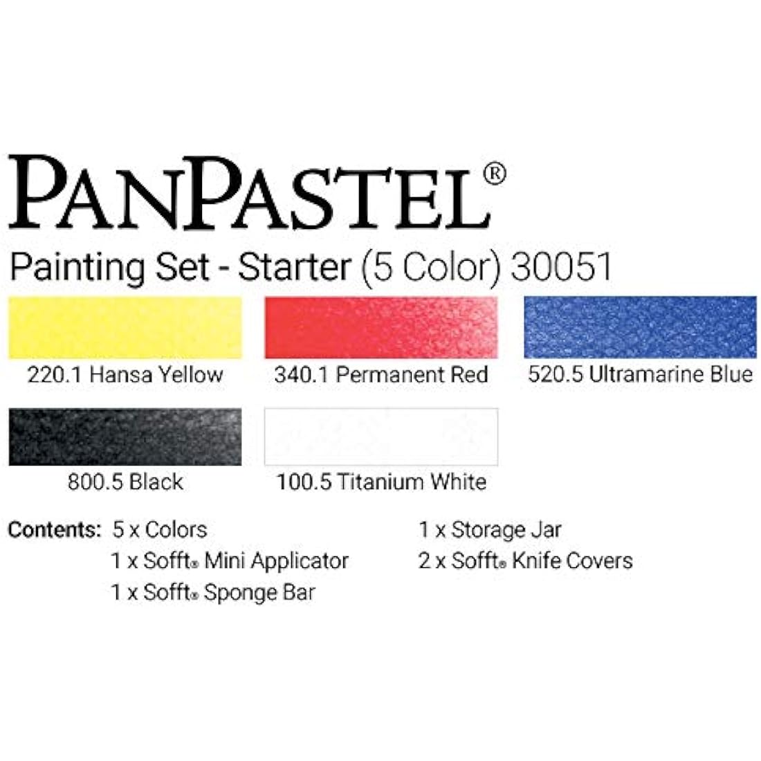 PanPastel 5 Colour Starter Set - Painting Set