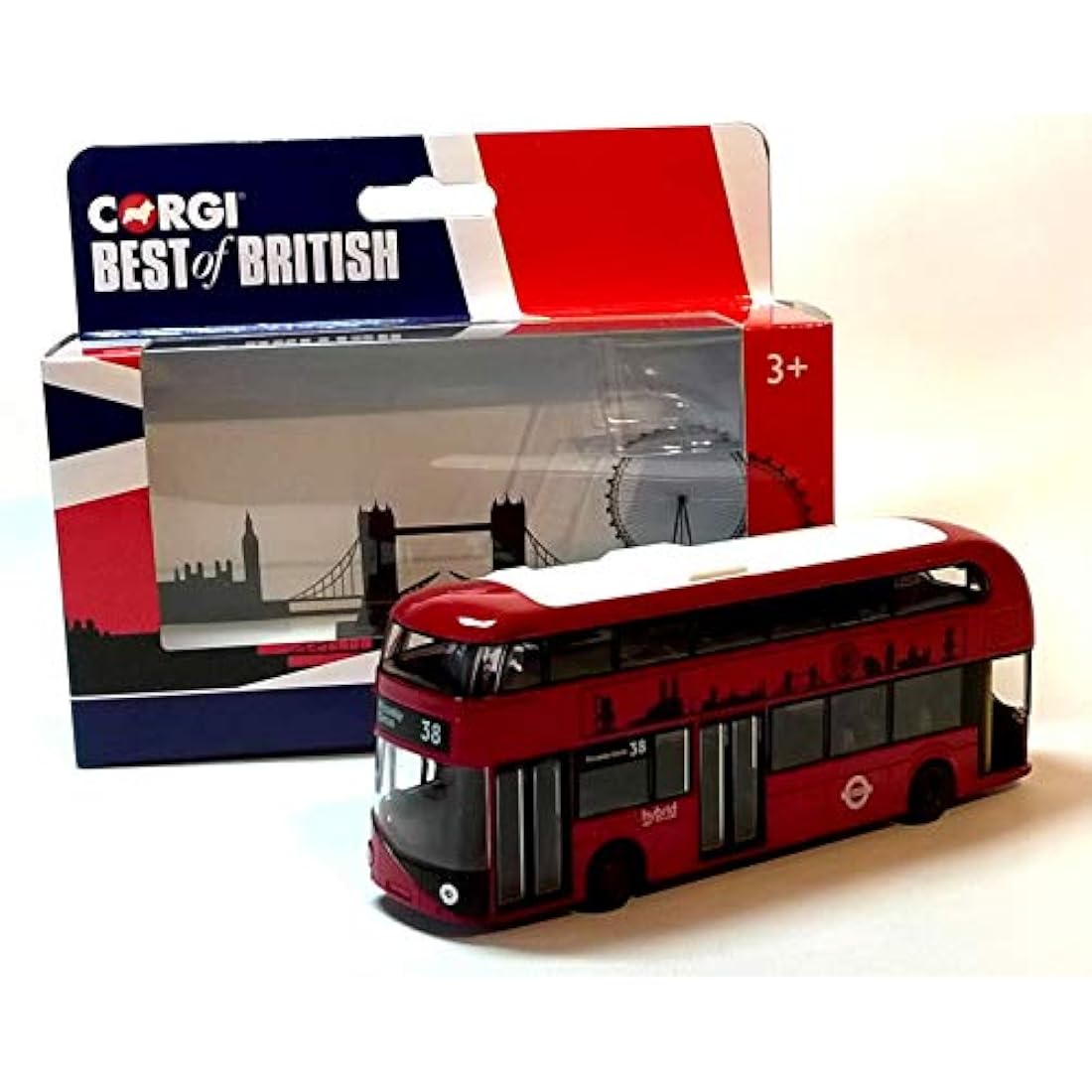 Corgi GS89202 Best of British New Routemaster For London Model, Red,13.4 x 17.2 x 6.2 cm; 244.5 Grams