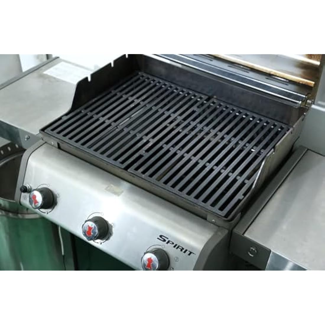 GFTIME 44.5 x 30.3cm Grill Grate 7638 Replacement Parts for Weber Spirit I & II 310, Spirit Classic 300 Series E/S 310, 320 & 330, Spirit 700, Weber 900, Cast Iron Cooking Grate 7639, 7525, 7526, 7527