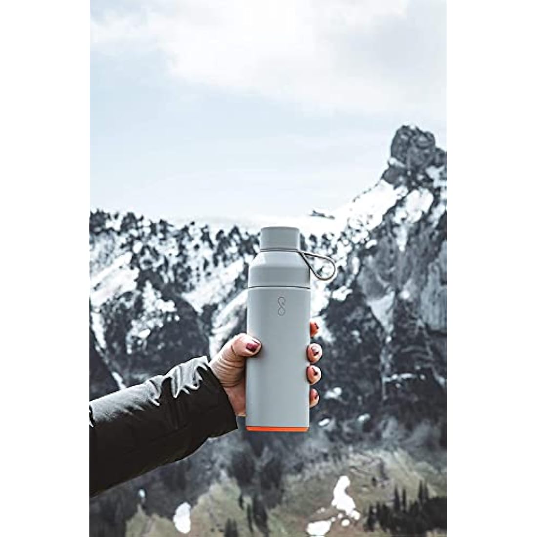 Ocean Bottle - Recycled Stainless Steel Bottle - Eco-Friendly & Reusable (Original 500ml, Rock Grey)