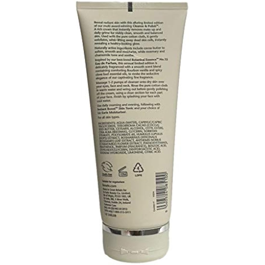 Liz Earle Bourbon Vanilla & Clove Bud Cleanse & Polish Hot Cloth Cleanser, 200ml