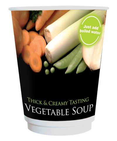 Thick & Creamy 12oz in Cup Soups 1 Sleeve 10 Drinks ? (Vegetable)