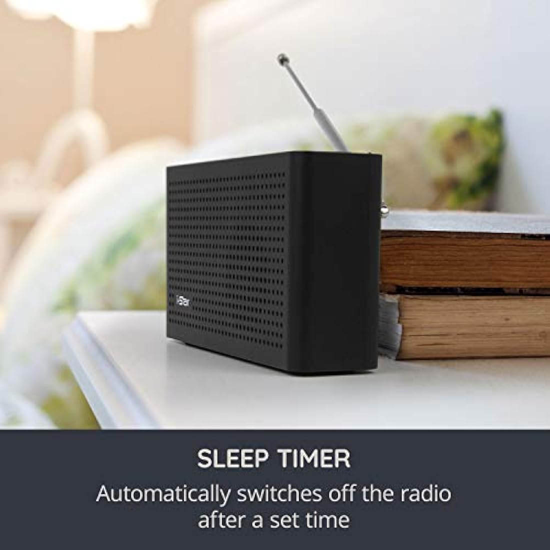 i-Star DAB Radio Portable, DAB Plus/DAB Radio, FM Radio, Small Radio, Digital Radio Mains Powered or Battery, USB Charging, Headphones AUX Port, Sleep Timer