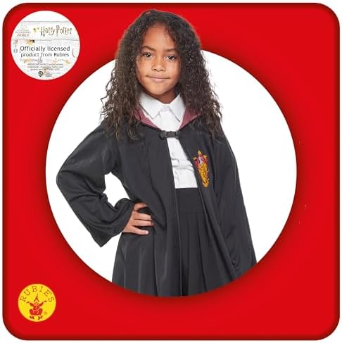 Rubie's Official Harry Potter Gryffindor Classic Robe Costume, Childs Fancy Dress