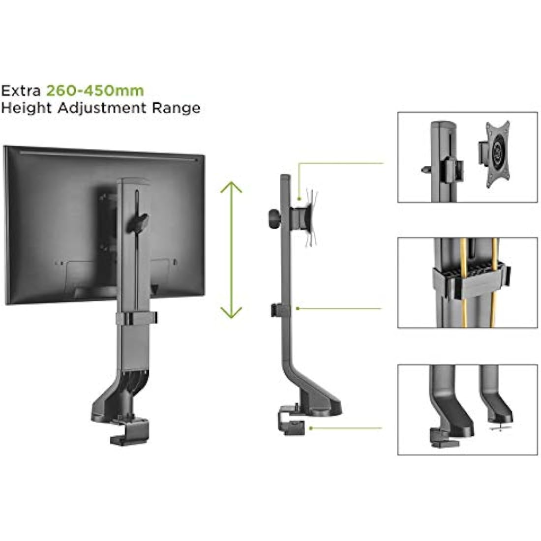 VALUE LCD Monitor Mount, Small Space