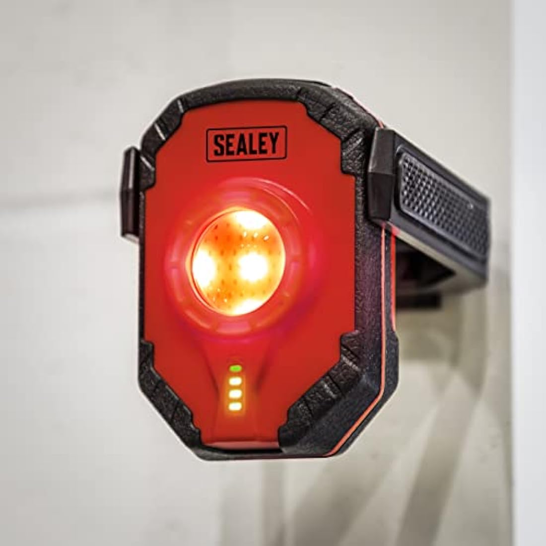 Sealey Rechargeable Worklight 15W COB - LED315, Black/Red