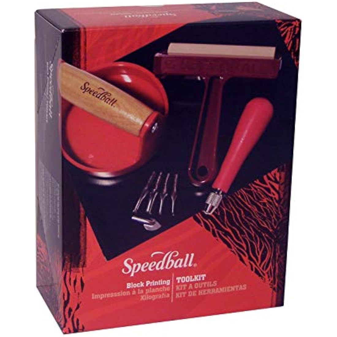 Speedball Block Printing Tool Kit, Craft Kit, For Art & Craft, Printing, Block Print, Printmaking, Artists, Beginner, Professional, Gift, Set