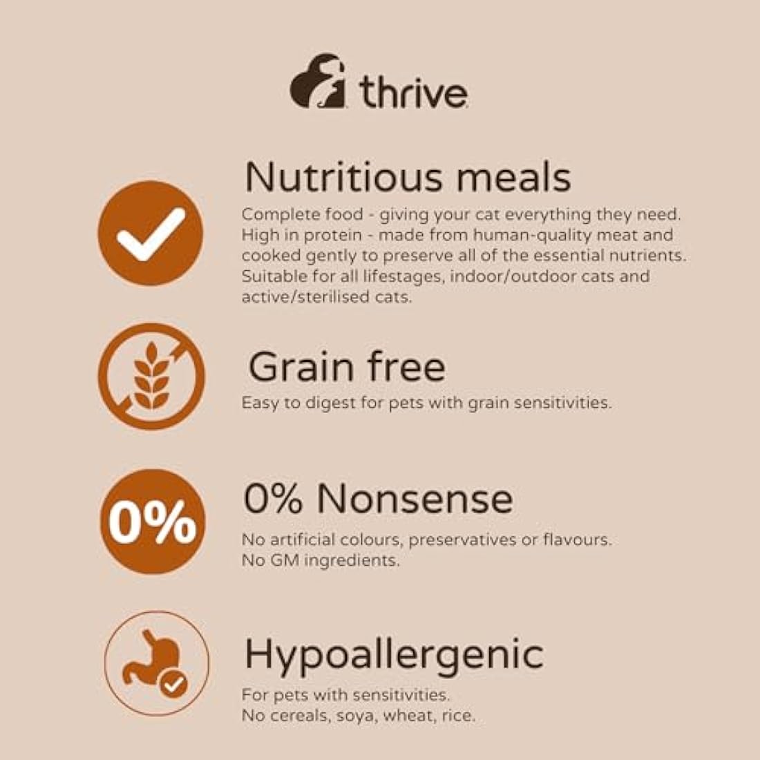 thrive Cat 100% CHICKEN CAT TREATS MaxiTube, 170g