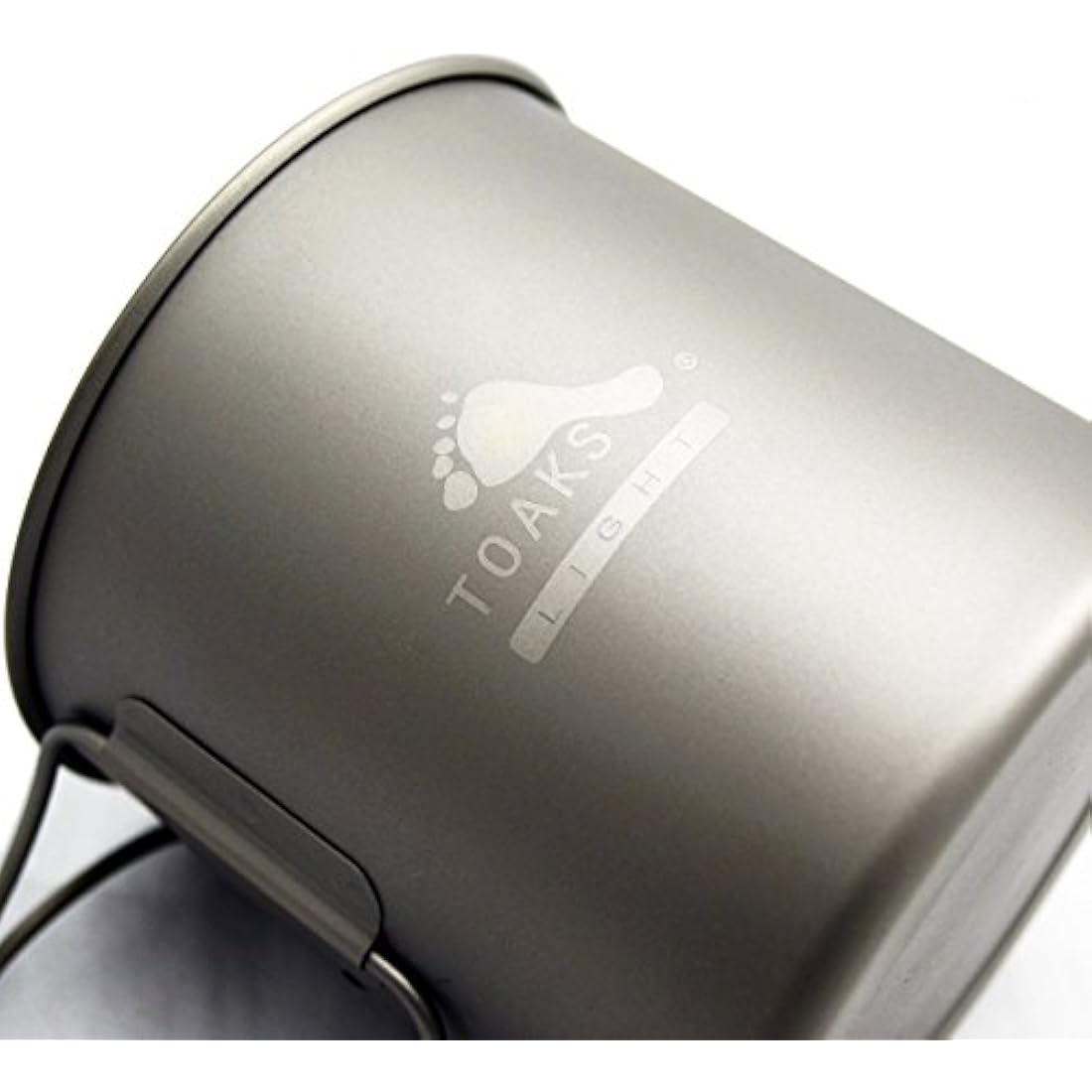 TOAKS Titanium Camping Pot Cup(375ml, 450ml, 550ml, 650ml, 750ml, 800ml, 900ml) … (650ml[POT-650-L])