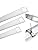 LED Batten Tube Light Ceiling Surface Mounted Super Ultra Bright 6500K Daylight White Linear Slimline Bar Hotel Warehouse Factory Garage Workshop Parking Lighting (20x 4 FT Batten)
