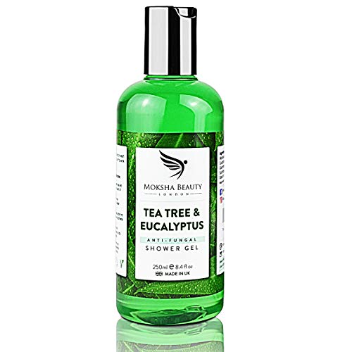 Tea Tree Body Wash Soap ? [Made In UK] Natural Antifungal & Antibacterial Shower Gel for Acne Blemishes Pimples | Deep Cleansing Tea Tree Body Wash