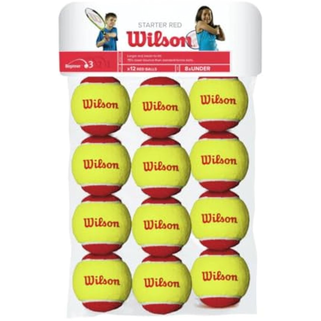 Wilson Youth Tennis Balls - Starter and US Open
