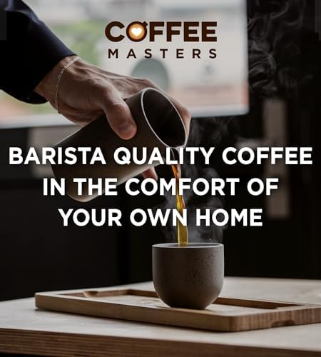 Coffee Masters All Day Blend Espresso Coffee Beans 4x1kg - Medium Roast for Strong and Full Bodied Flavour, Whole Bean - Ideal for Barista Machines