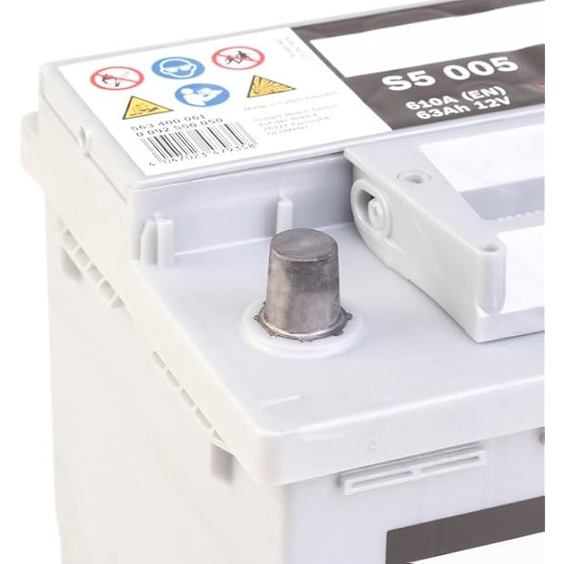 Bosch S5005 - car battery - 63A/h - 610A - lead-acid technology - for vehicles without Start/Stop system - Type 027