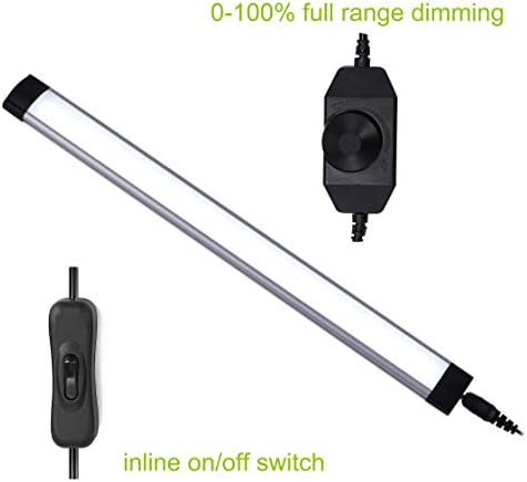 AlBOO Under Cabinet Kitchen Lights Wired LED Daylight White 6000K Dimmable 8 Pack,28cm Under Cupboard Kitchen Lights 24V Plug in with Mains,Ultra Thin Under Couter Light Display Lighting for Cabinet