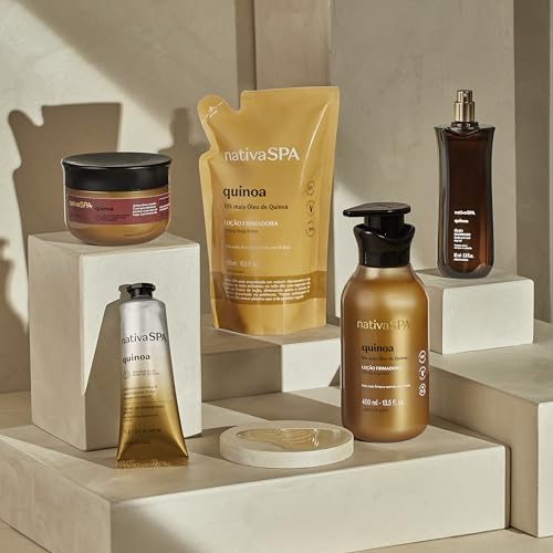 Reaffirmating Body Lotion Quinoa Nativa SPA 400ml oBoticário Loção Reafirmante Corporal Quinoa Nativa SPA 400ml