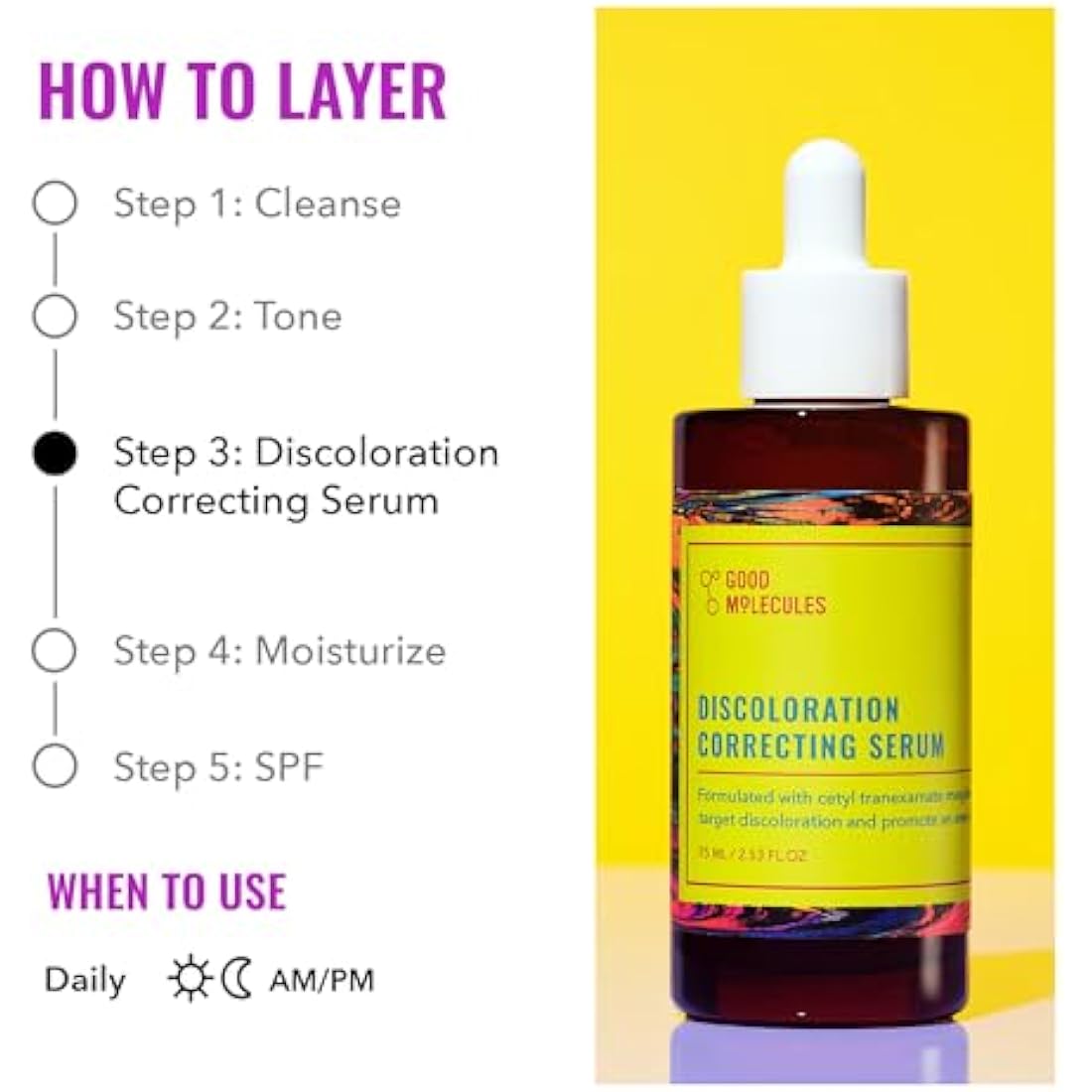 Good Molecules Discoloration Correcting Serum 75ML