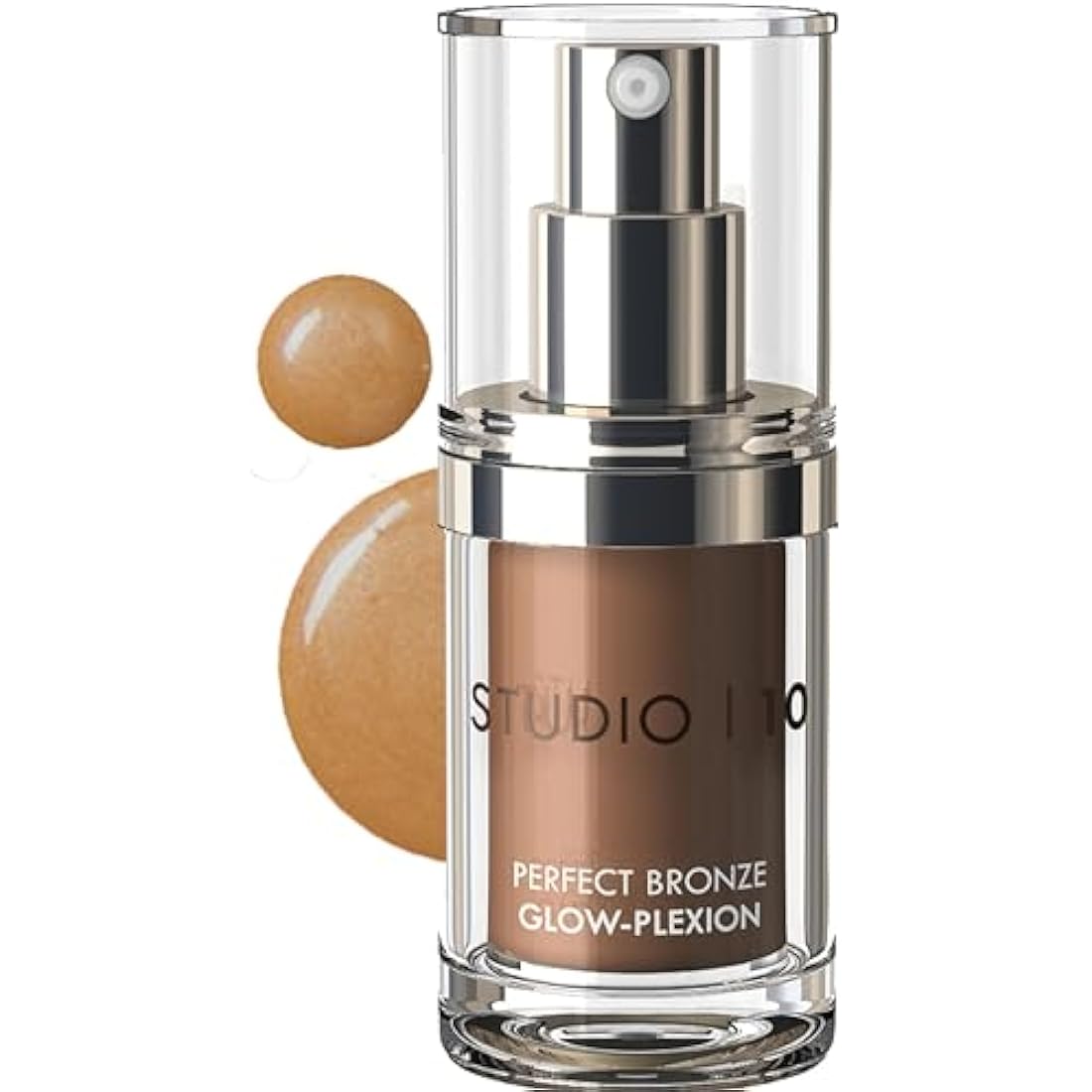 Studio10 Perfect Bronze Glow Plexion Face Bronzer and Highlighter for Mature Dry or Textured Skin with No Shimmer Finish