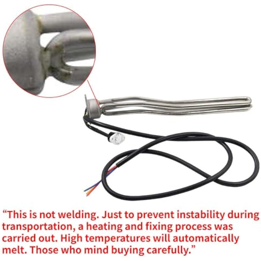 YUCKMZ Water Heater Element Immersion Heater 850W with Thermostat and O Ring Compatible with Truma Ultrastore 7002000270 70020-00270