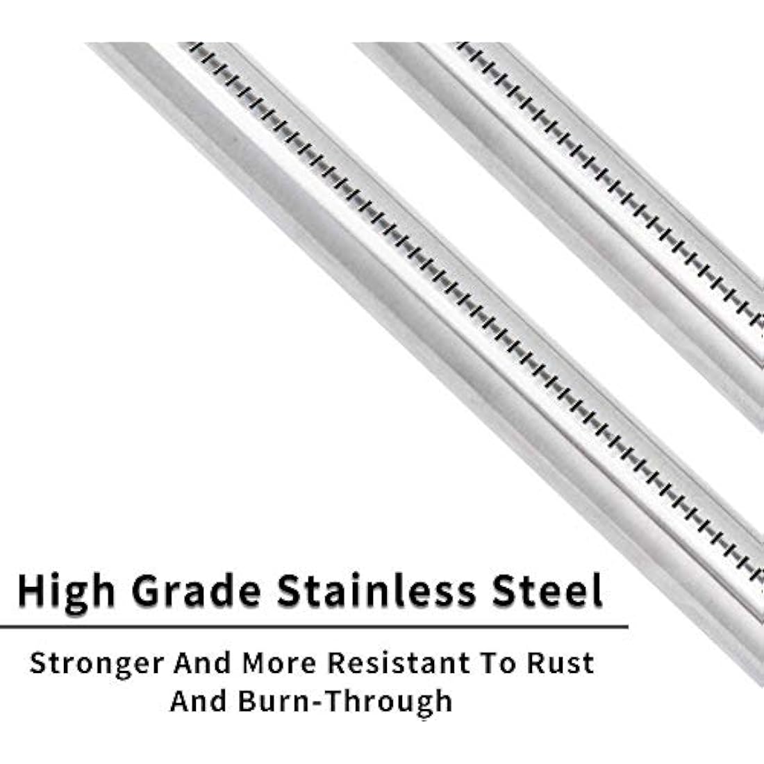 LOKHING 69787 Grill Burner Tube 45.7 CM for Weber Spirit 300 Series, Spirit E310 S310 E320 S320 E330 S330 SP330 (2013 and Newer), Fits Up Front Control