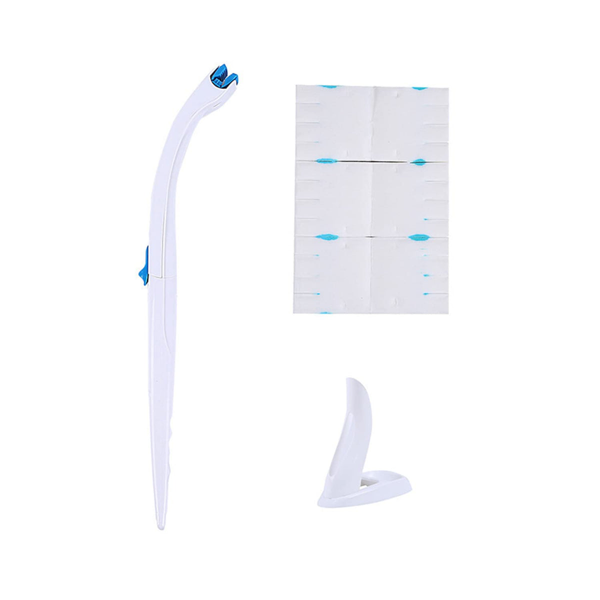 Disposable Toilet Brush, Toilet Cleaning System Starter Kit, Toilet Stick Refill Stains Removal, Bathroom Scrub Cleaning Supplies