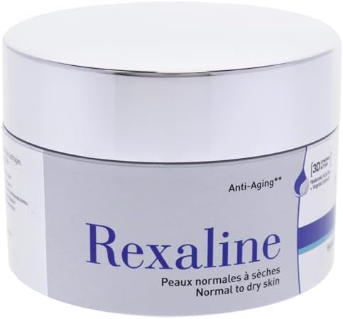 Rexaline - Hydra-Dose Rich - Hyper-Hydrating Rejuvenating Cream - Face moisturizer, anti wrinkle and anti aging cream with Hyaluronic Acid - Soothing and nourishing - Facial care - Dry skin - 50 ml