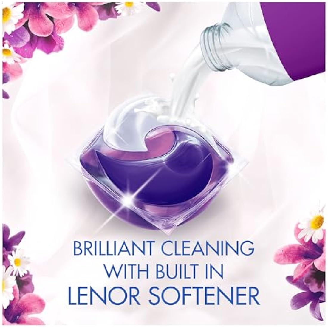 Bold All-in-1 PODS® Laundry Capsules, 108 Washes (54 x 2), Lavender & Camomile – Brilliant Cleaning with Built-in Fabric Softener