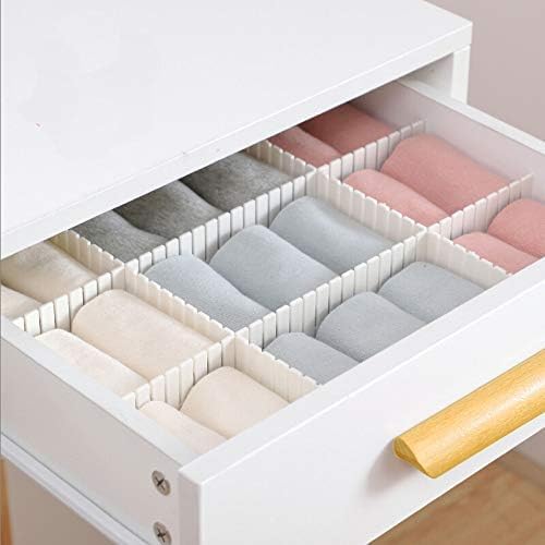 Modular Drawer Divider Set – 8 Pieces 47x7cm Plastic Organizers for Neat Storage