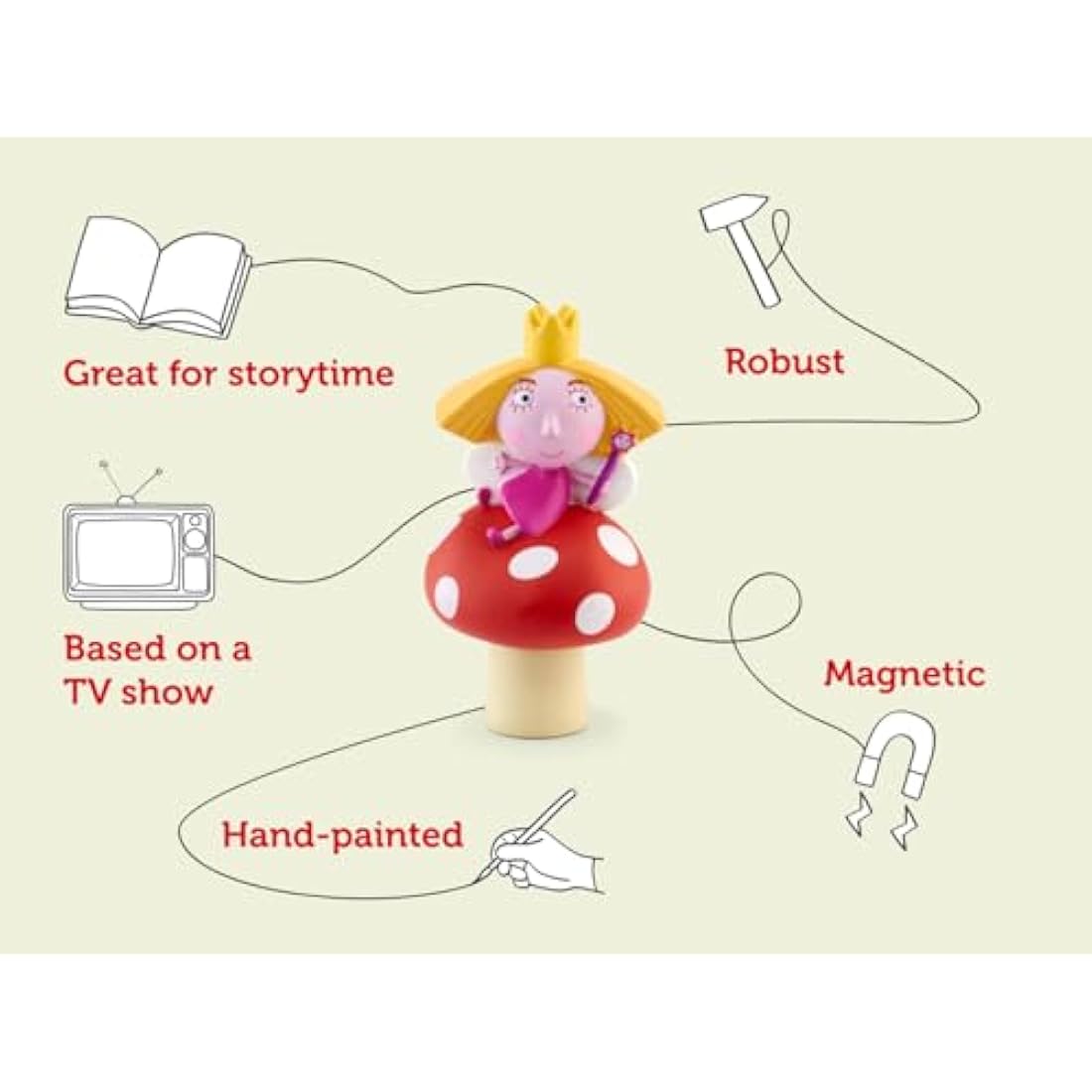 tonies Ben and Holly's Little Kingdom Audio Character - Ben and Holly Toys, Audiobooks for Children