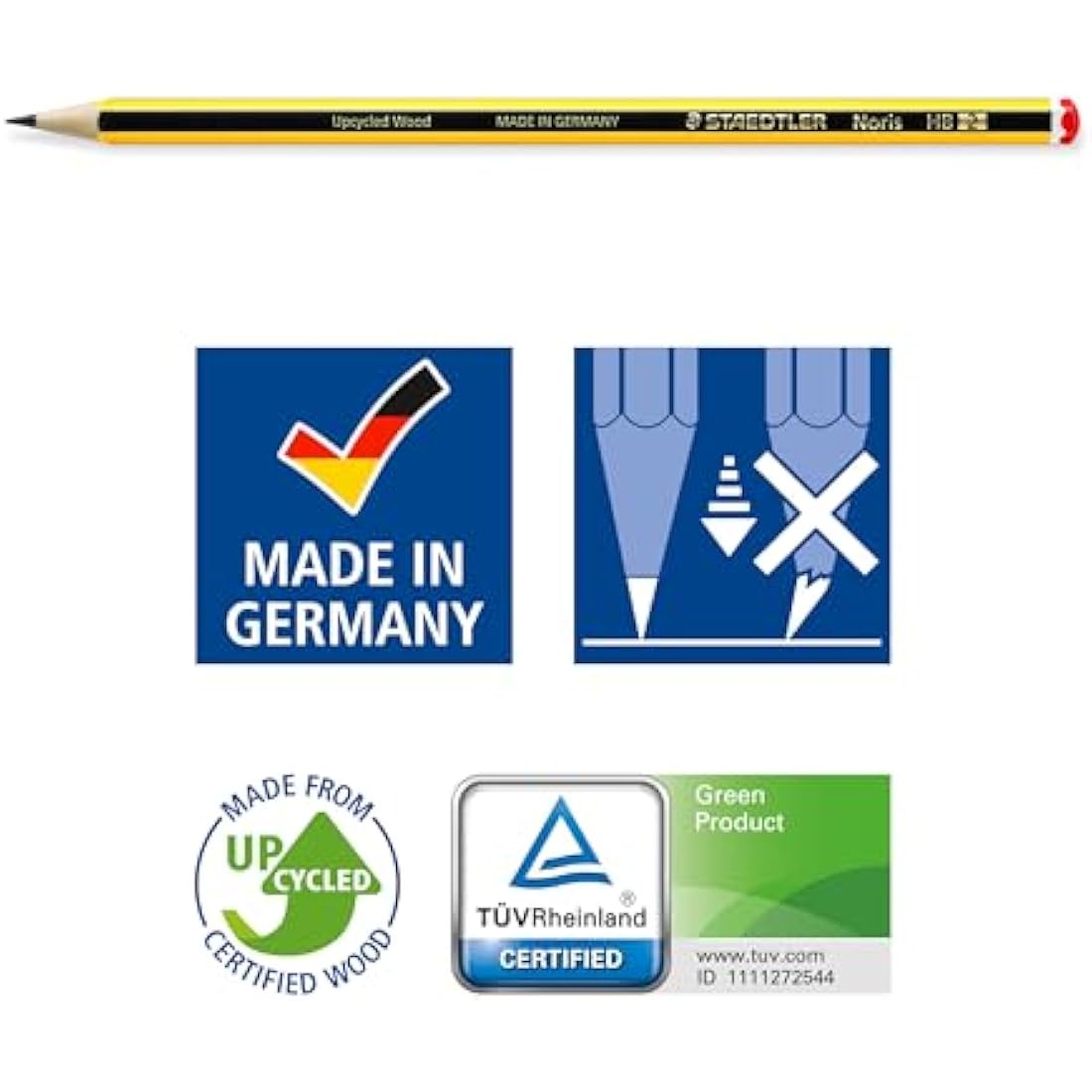 STAEDTLER 120 KP50 Noris Graphite Pencil - HB (Tub of 50)