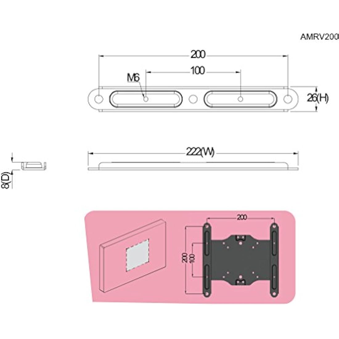 Bitter Networks amrv200 Mounting Kit