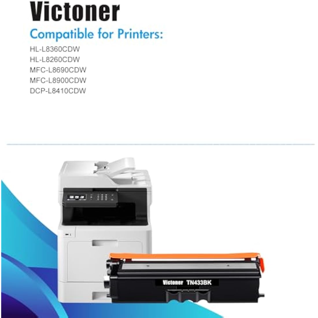 TN-423 TN423 MFC-L8690CDW HL-L8260CDW Toner : for Brother TN 423 TN423BK TN421 TN-421 for MFC L8690CDW HL-L8360CDW MFC-L8900CDW DCP-L8410CDW DCP-L8410CDW DCP-L88 410CDN ( Black Cyan Yellow Magenta,