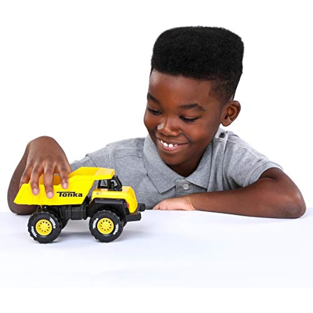 Tonka Mighty Metal Fleet | Dump Truck | Kids Construction Toys for Boys and Girls, Vehicle Toys for Creative Play, Motor Skill Development for Kids Ages 3+ | Basic Fun 06061
