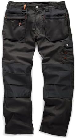 Scruffs Men's Worker Plus Trousers Graphite Grey Work Utility Pants
