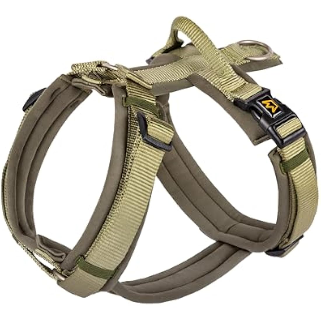 Rudelkönig dog harness Bella - Chest Harness with Handle - Adjustable no pull harness for dogs in Various Sizes - Escape proof dog harness for very large dogs