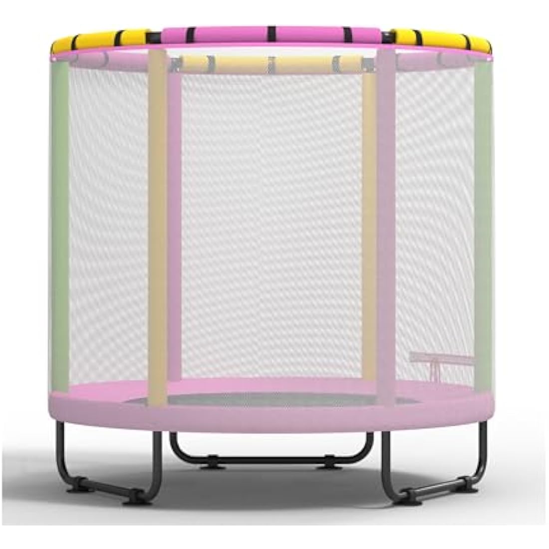 CZCPARY Kids Trampoline，Trampoline for Children，with Basketball Hoop, Swing, Pull Ring, Suitable for Indoor and Outdoor Use，Suitable for Children, Birthday Gifts