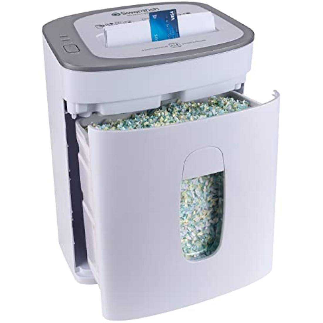 SWORDFISH 800XXC-P4 Micro Cut High Security Paper/Document Shredder [40388], White