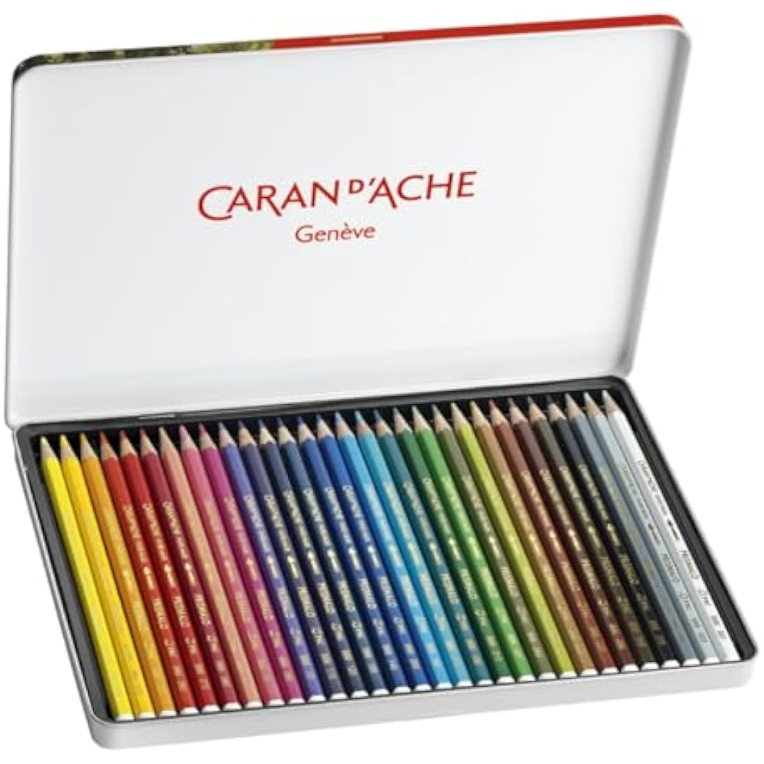 Caran d'Ache Prismalo Aquarelle Coloured Water-soluble Pencil (Pack of 30)
